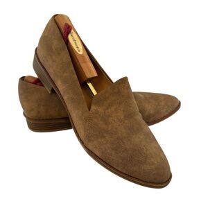 Indigo Rd. Women’s Vegan Leather Halen Flats Size 10 Loafer  Pointed Toe Boho